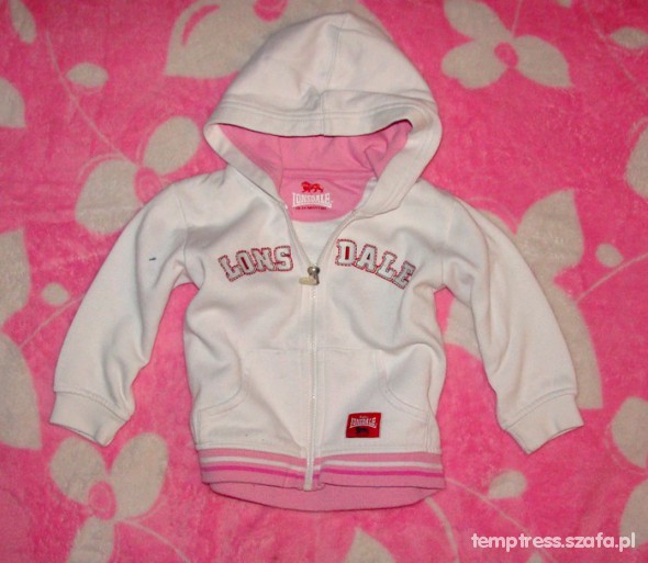 LONSDALE bluza BIAŁA