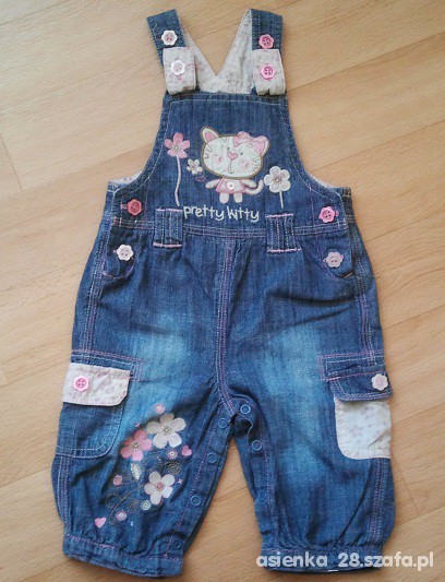 śliczne ogrodniczki 6 9mc