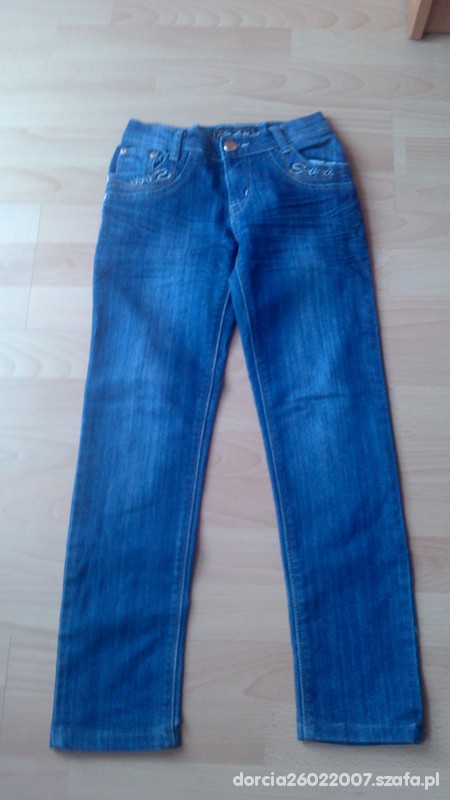 jeansy idealne 140cm