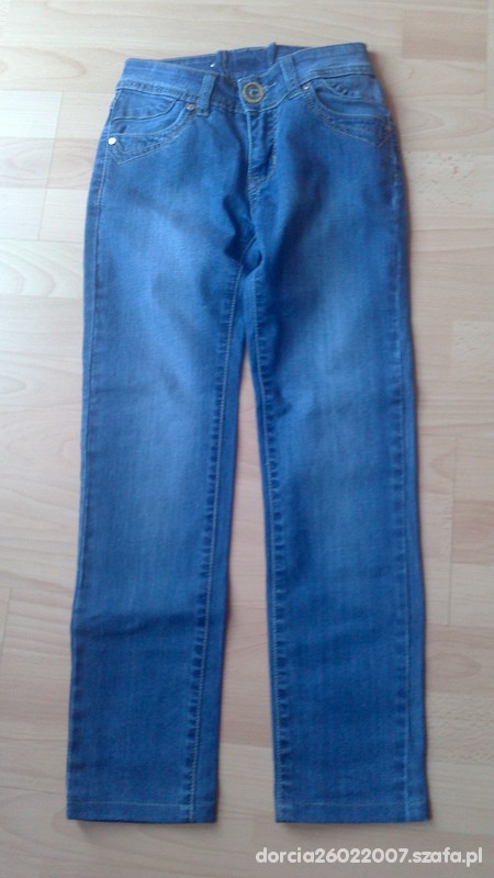 rurki z jeansu 140cm
