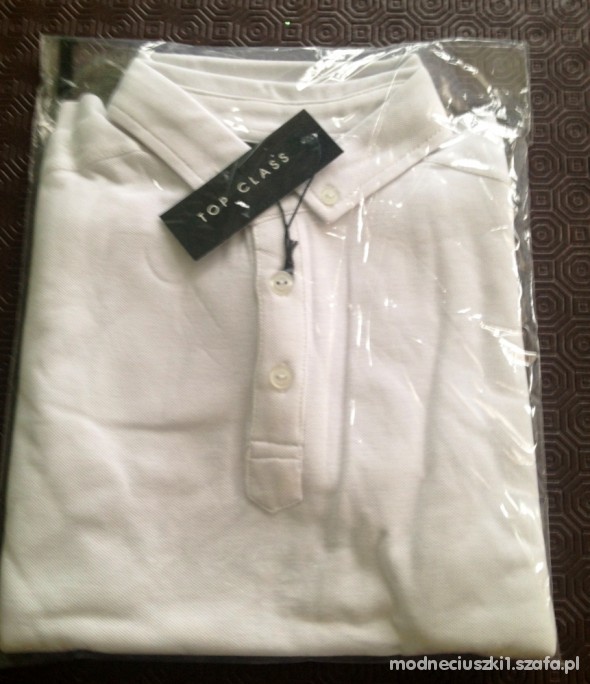 Nowe 2 białe koszulki polo