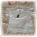 2 nowe koszulki polo białe 158 cm do 164 cm
