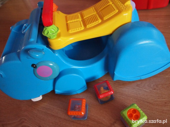 Fisher Price pchacz jezdzik chodzik hipcio