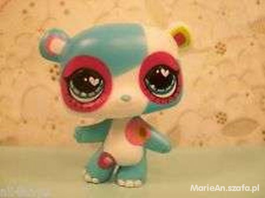 unikat Littlest pet shop MOD BEAR EUC LPS