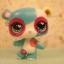 unikat Littlest pet shop MOD BEAR EUC LPS