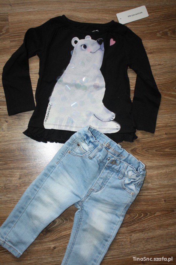 Reserved nowa z metkami bluza tunika na wiosnę 92