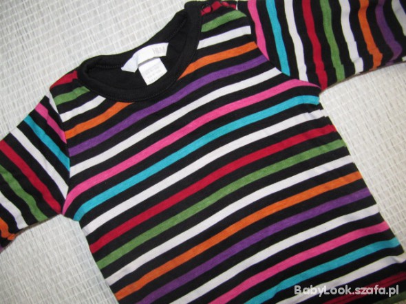 bluzeczka w paseczki HM JAK NOWA 68