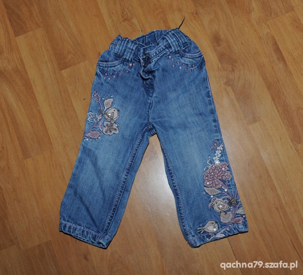 rozm 86cm SPODNIE JEANSOWE NEXT