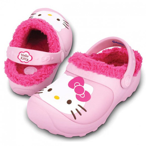 Oryginalne CROCS hello kitty roz C 10 11 NOWE