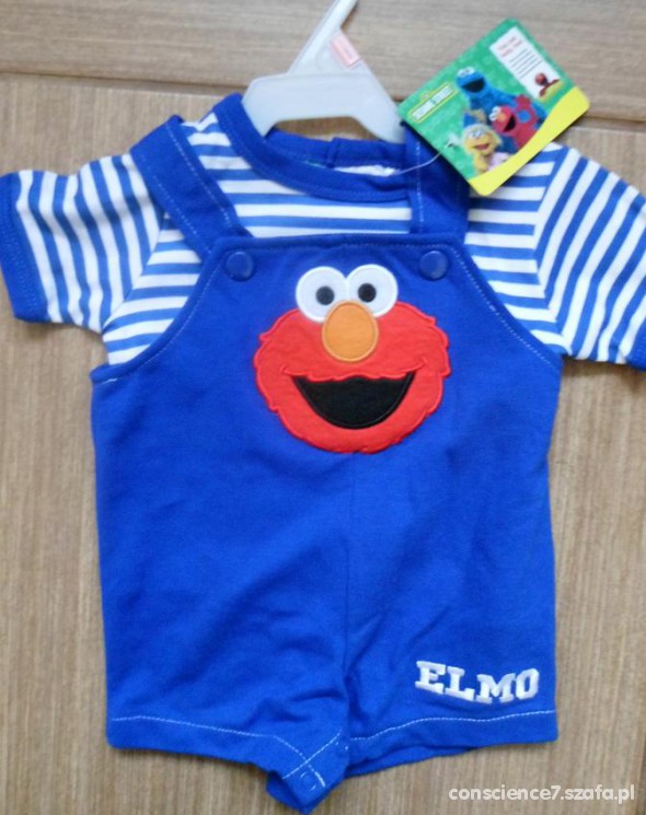 Komplet ELMO spodnie z bluzką 0 3 miesięcy