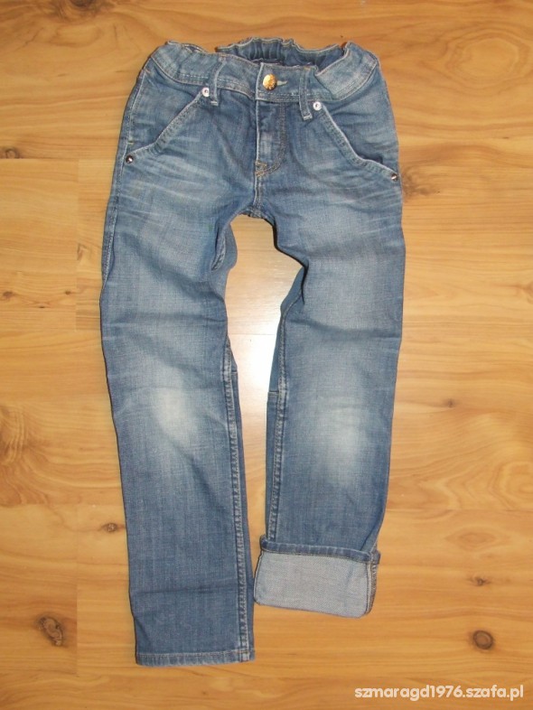 H&M rurki 128 jeansy