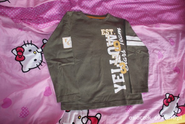 6 BLUZ Z DŁ RĘKAWEM 128 134 DLA CHŁOPCA