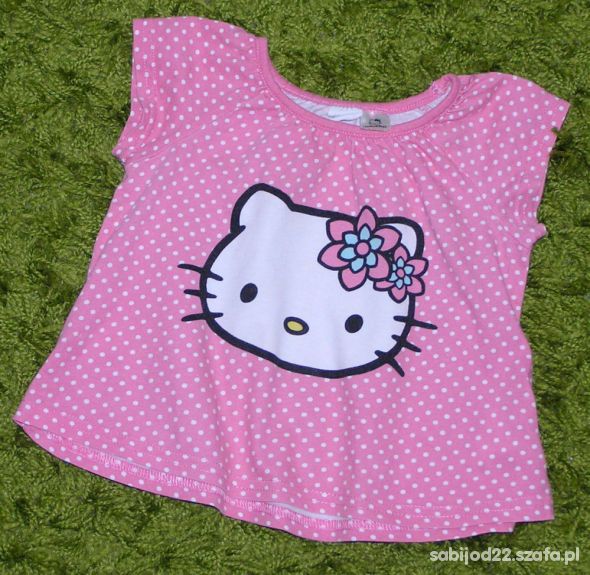 bluzeczka tuniczka 12 18 miesiecy hello kitty