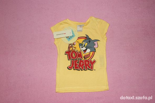 piękna bluzeczka RESERVED r 62 Tom & Jerry NOWA