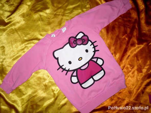 POSZUKIWANA BLUZA LONG HELLO KITTY H&M 86