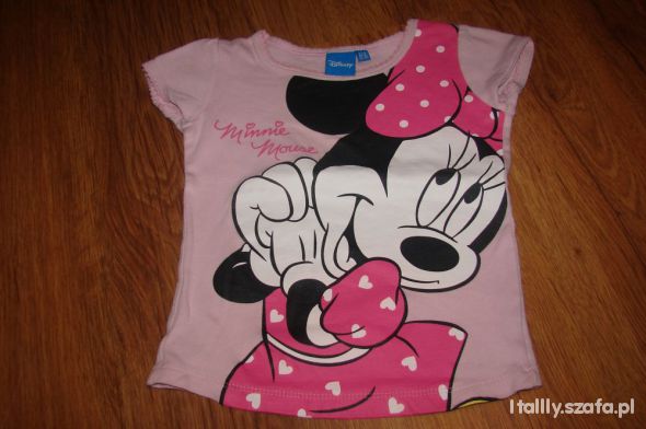 Bluzka Minnie Mouse 92 98