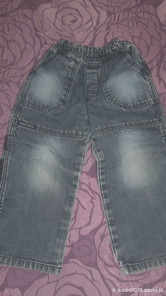spodnie jeans 98