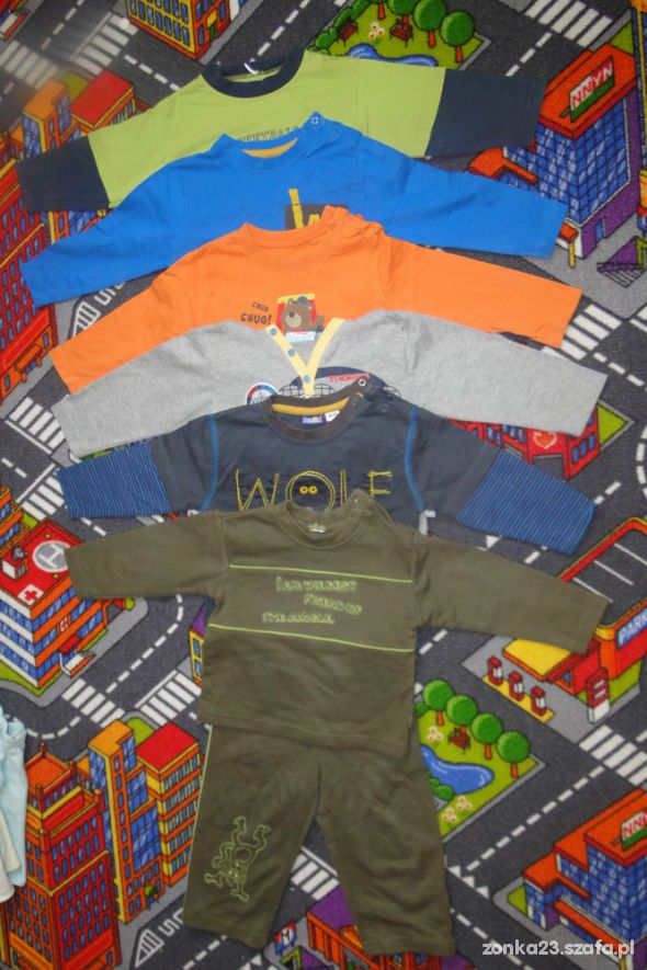 KOMPLET BLUZEK plus spodnie rozm 86 cena 35 zł