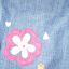 GEORGE fantastyczne jeansy z kwiatkiem 9 12mies
