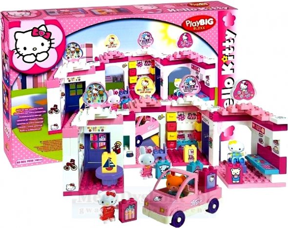 KLOCKI HELLO KITTY CENTRUM HANDLOWE