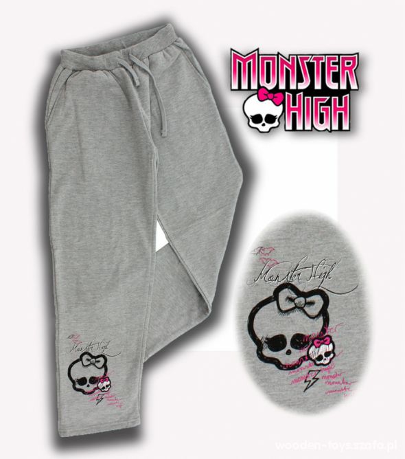 Monster High spodnie dresowe 134 cm