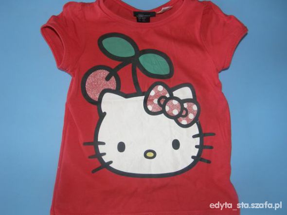 H&M czerwona hello kitty rozm 86