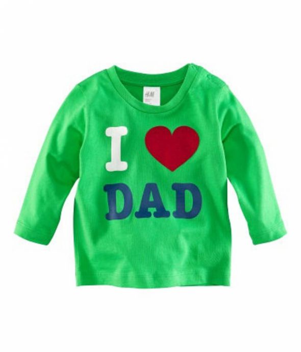 Śliczna H&M I LOVE DAD 86 92