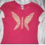 różowa bluzeczka dla dziewczynki z motylem 12 lat