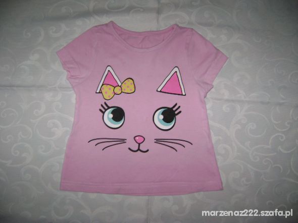 Różowa bluzeczka roz 2 3 lata 92 98 cm