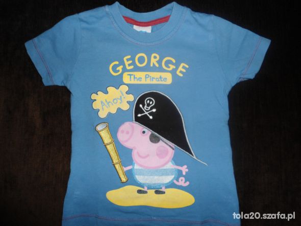 T shirt Peppa Pig z Georgem 98