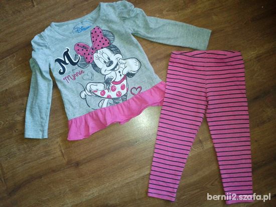 Komplet Disney myszka minnie 92 98