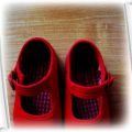 Czerwone buciki rozmiar 22 wkładka wew 13 cm