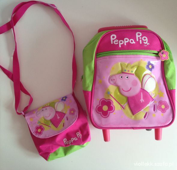 Peppa Pig Patio walizka i torebka