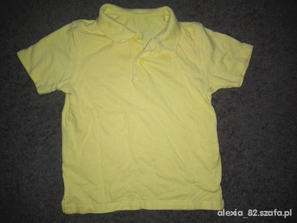 George Żółta koszulka polo 128