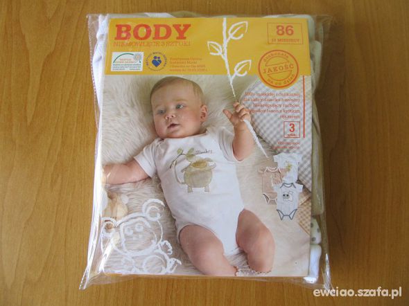 Nowe body 3 szt 86