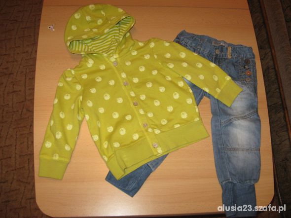 rozm 92 98 kappahl spodnie gratis bluza next