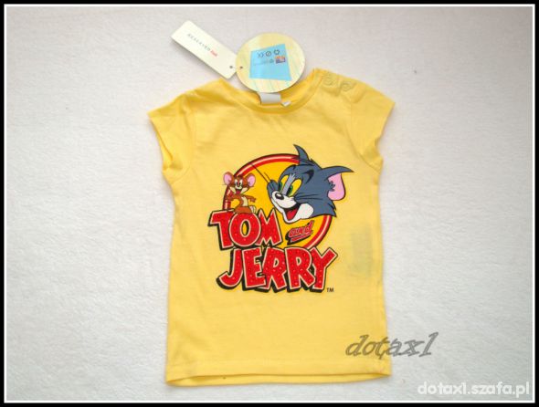 piękna bluzeczka RESERVED r 74 Tom & Jerry NOWA