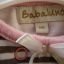 2 Pajacyki w brązowo różowe prążki dla noworodka