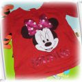 H&M Minnie Mouse czerwona długi rękaw r 80