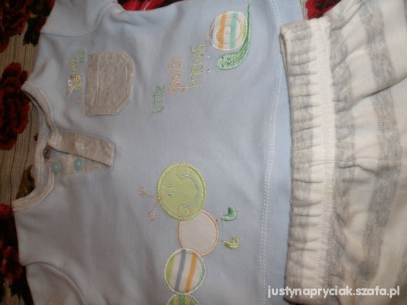 Zestaw spodenki i koszulka na 6 9mcy