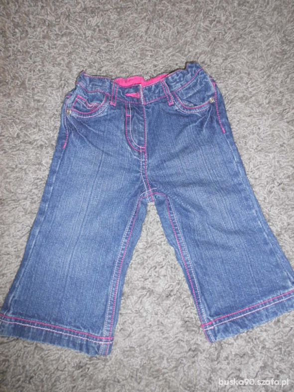 spodnie jeansy 9 12m GEORGE