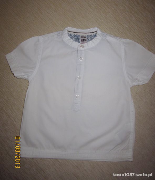 Biała modna koszula Zara 86 92