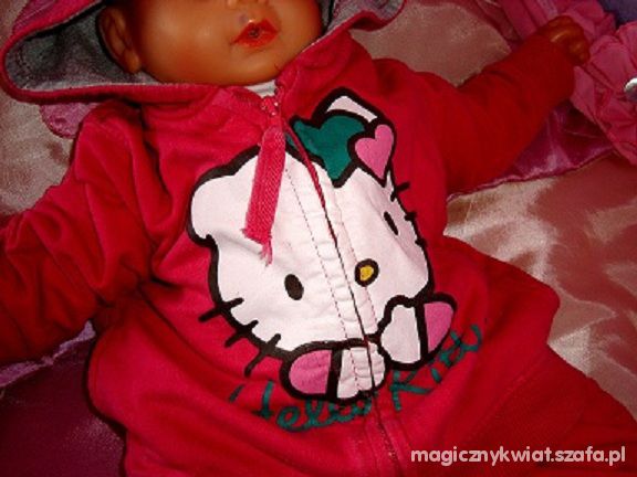 rozowy dresik hello kitty H&M 74 cm