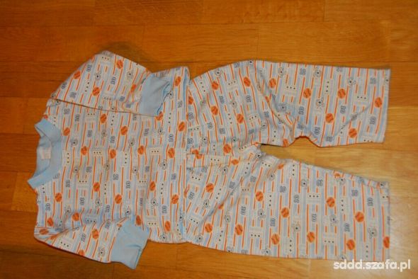 piżamka 100 procent bawełna dla chłopca