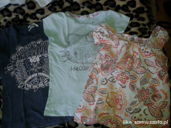 Bluzeczki 134 140cm dla dziewczynki H&M