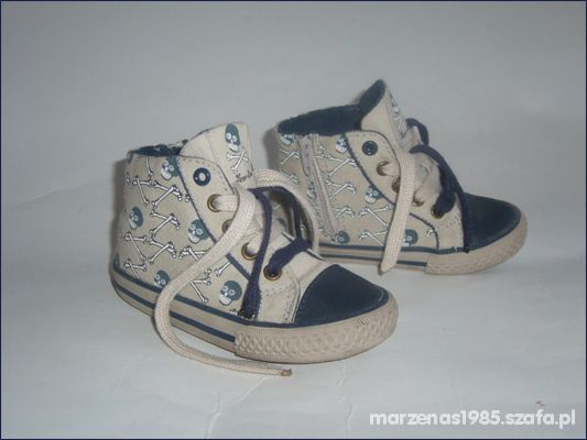 ZARA BABY BAJER TRAMPKI CZASZKI roz 22