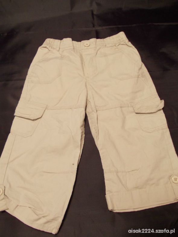 beżowe spodnie dla chłopczyka Early Days 86