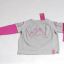NOWA bluzeczka sportowa szaro różowa 2latka 86cm