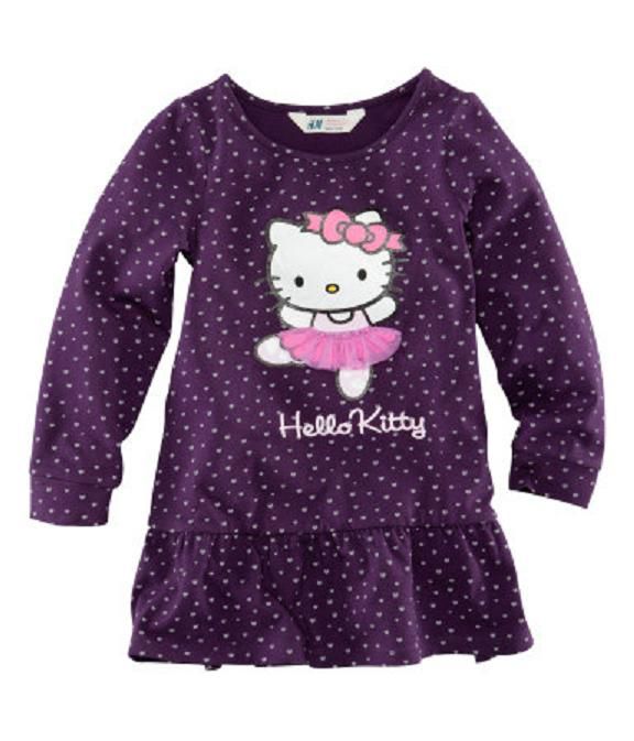 Sukienka H&M hello kitty r 122 128