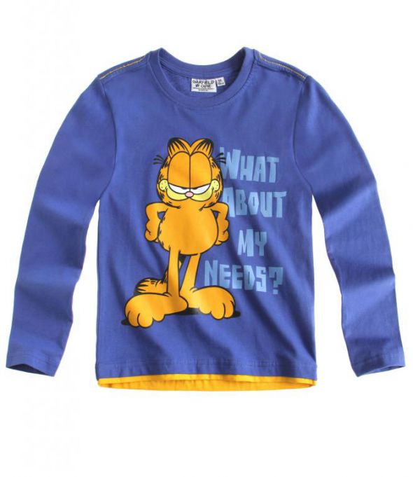 NOWA GARFIELD NIEBIESKA BLUZKA